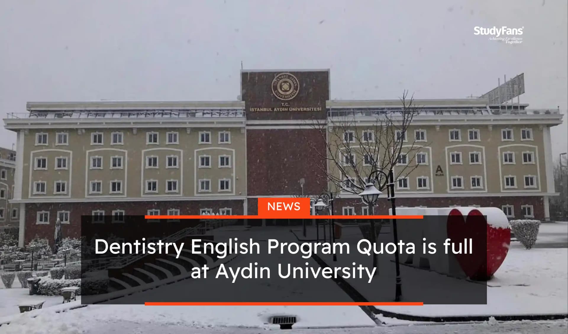 Dentistry English Program Quota is full at Aydin University