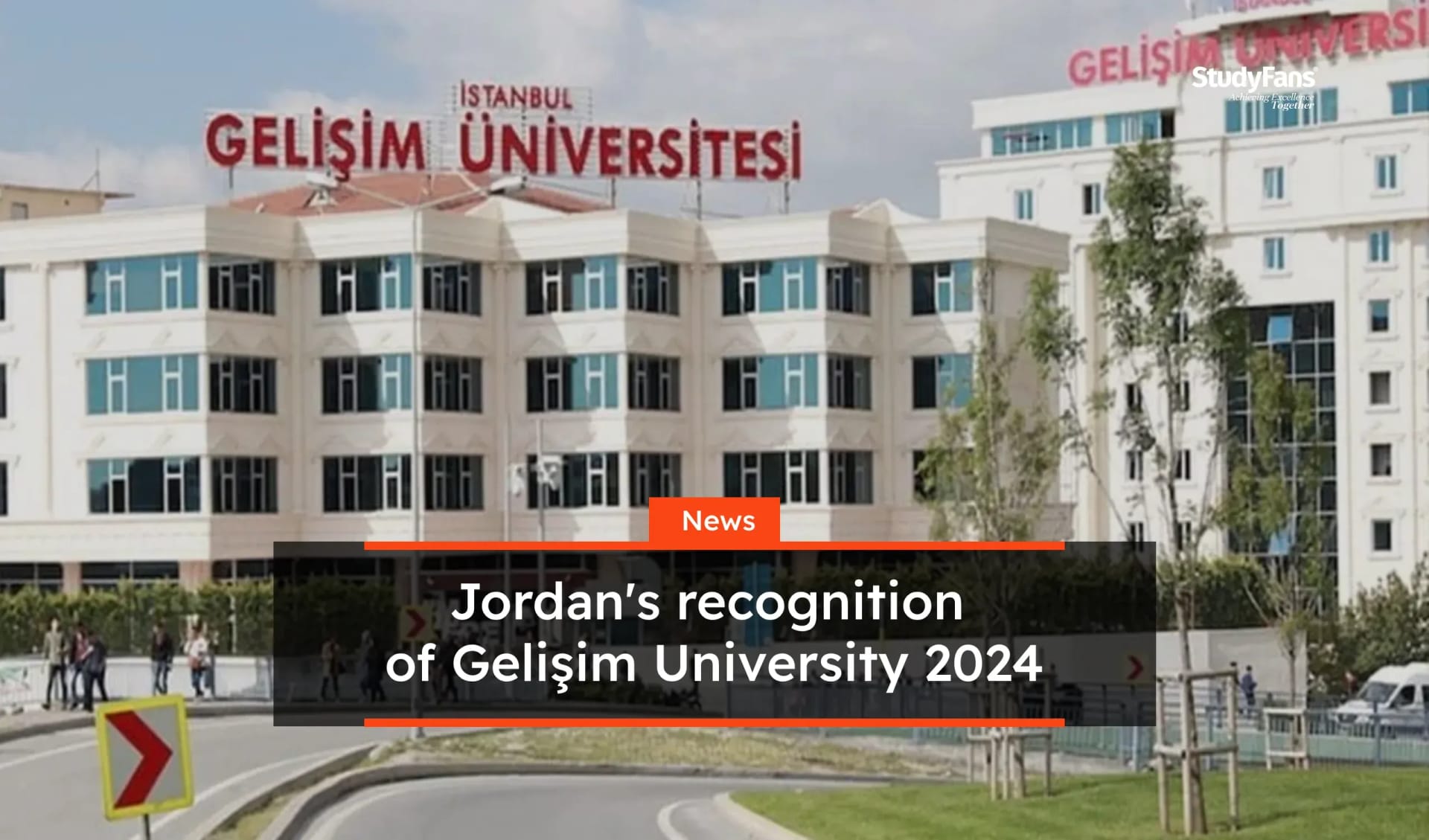 Jordan's recognition of Gelişim University 2024