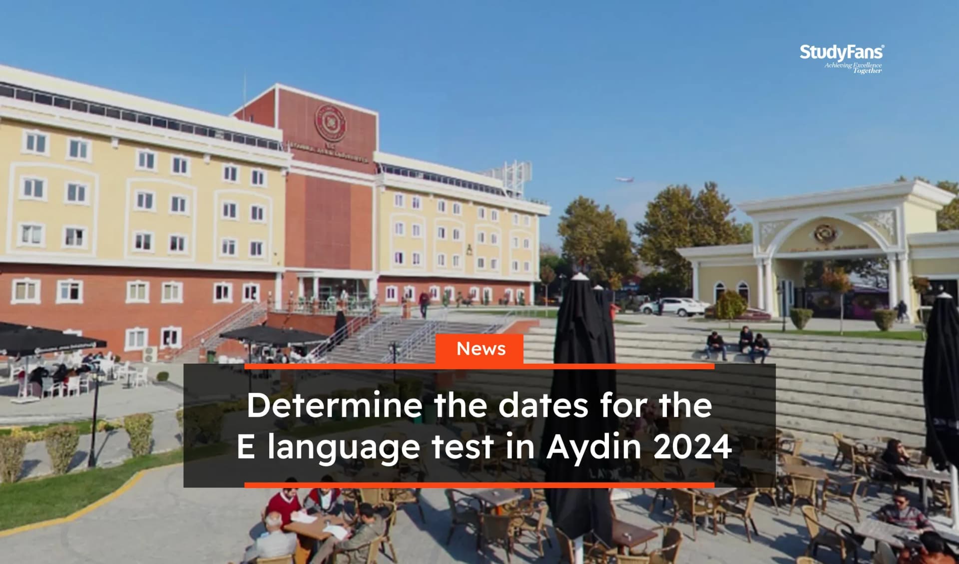 Determine the dates for the E language test in Aydin 2024
