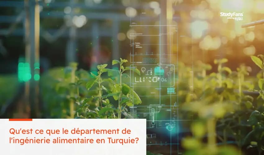 Qu'est ce que le département de l'ingénierie alimentaire en Turquie?