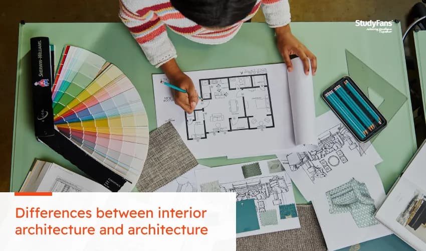 Differences between interior architecture and architecture